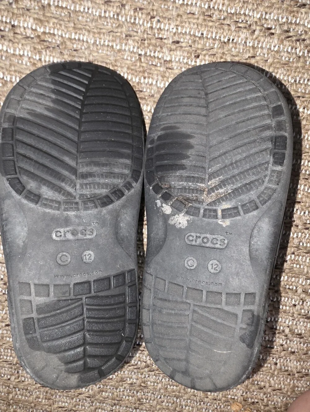 Kids Black Unisex Strap Slide Crocs